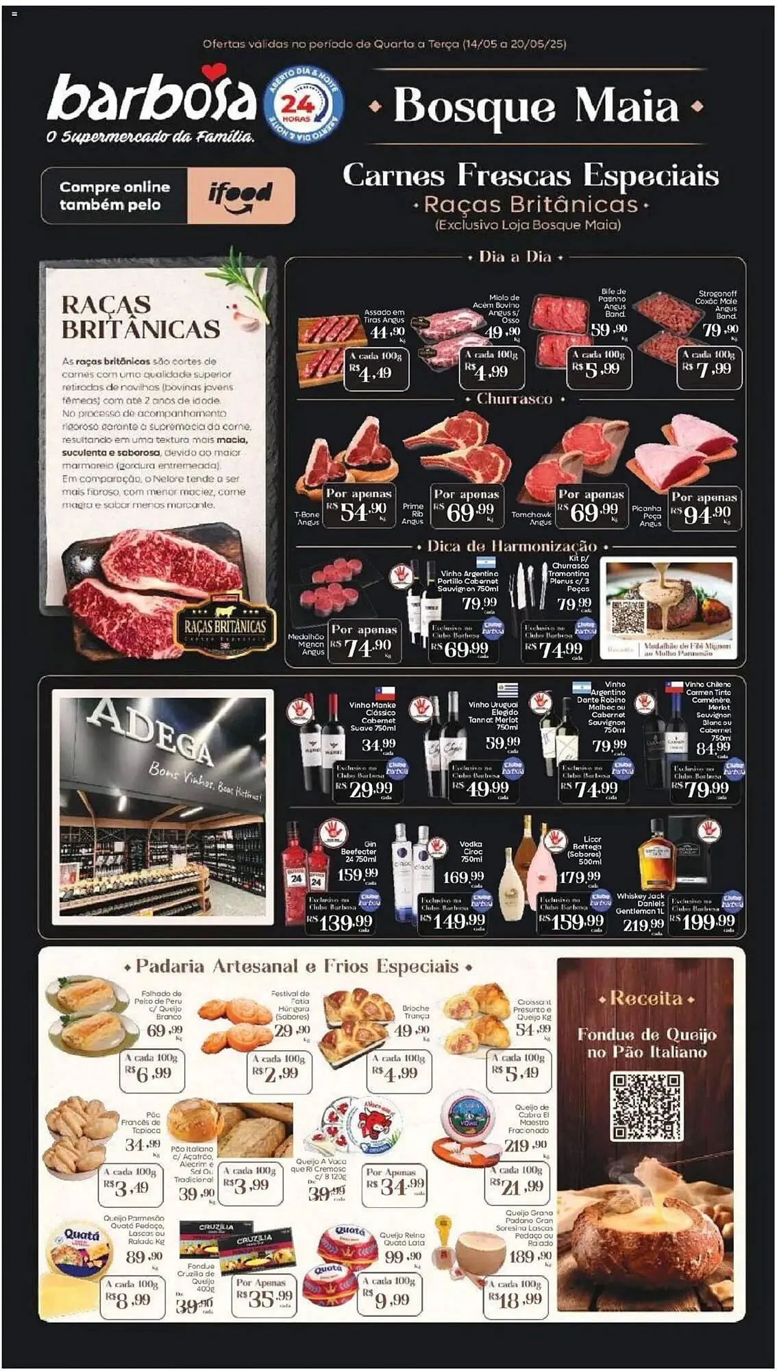Encarte de Catálogo Barbosa Supermercados 14 de maio até 20 de maio 2025 - Pagina 1