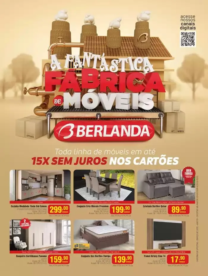 Encarte de A fantastica fabrica de moveis ! 5 de março até 31 de março 2025 - Pagina 1