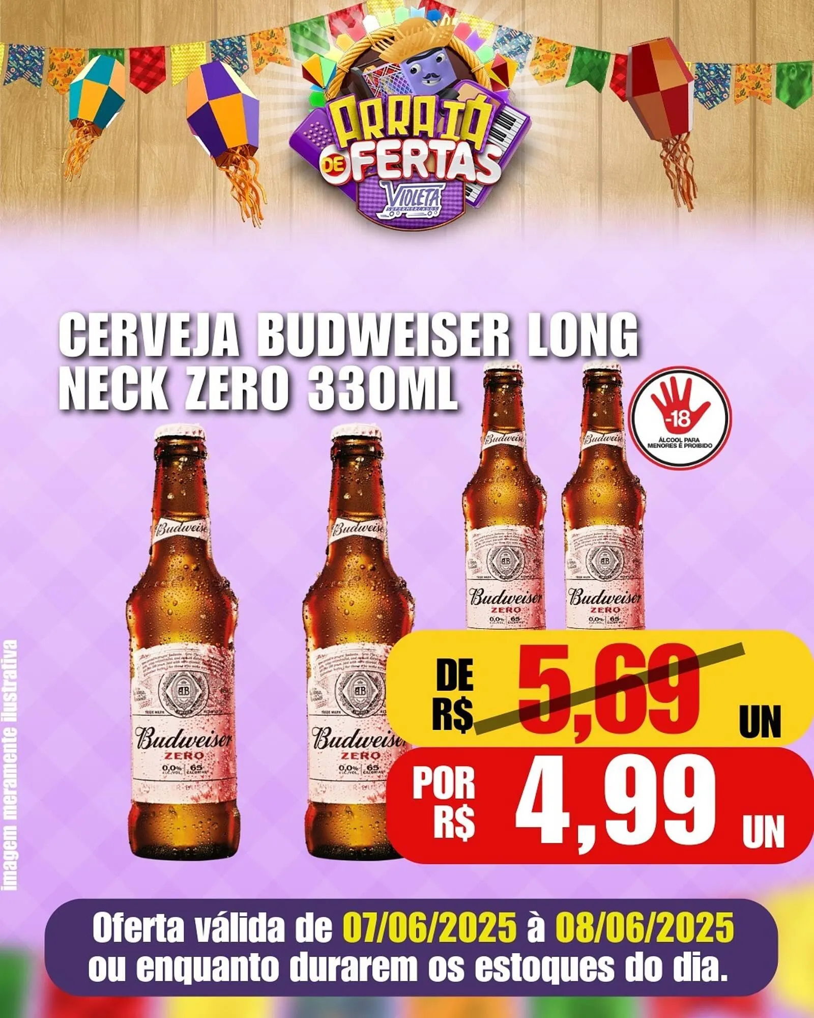 Encarte de Catálogo Violeta Supermercados 6 de junho até 8 de junho 2025 - Pagina 5