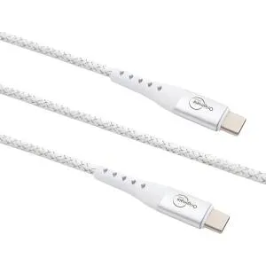 Cabo USB-C para USB-C, 3 metros, Originais iPlace, Branco