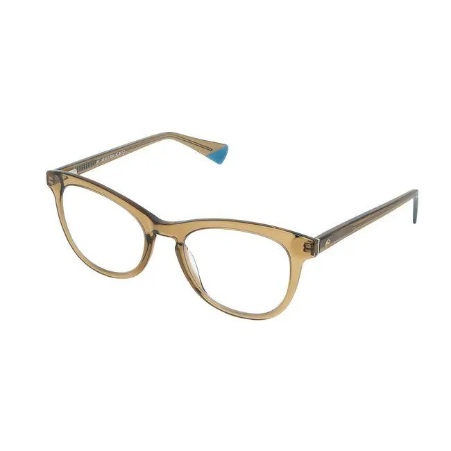 Armação de Óculos de Grau Hit, modelo 1 8005, cor Bege Cristal