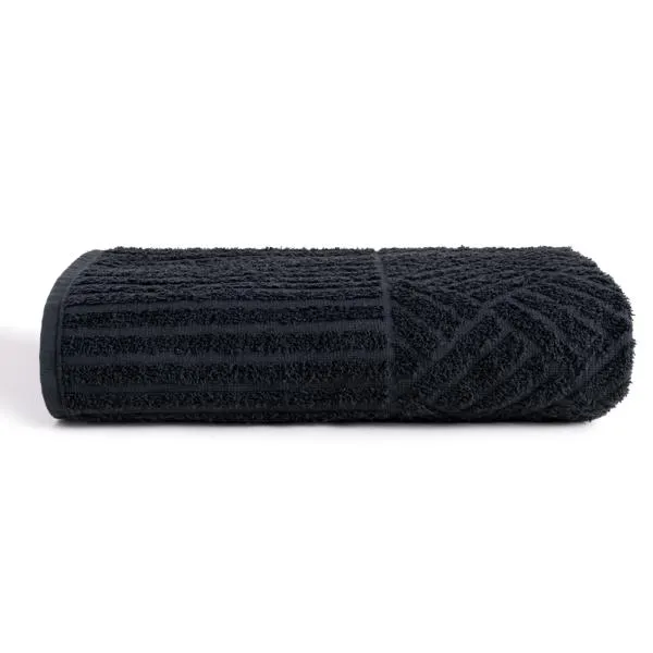 Toalha de Banho 100% Algodão Preto Baher
