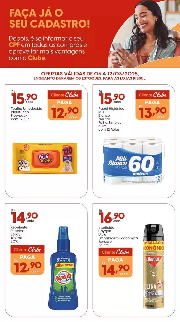 Encarte de Aproveite as ofertas exclusivas Rissul  6 de março até 12 de março 2025 - Pagina 7