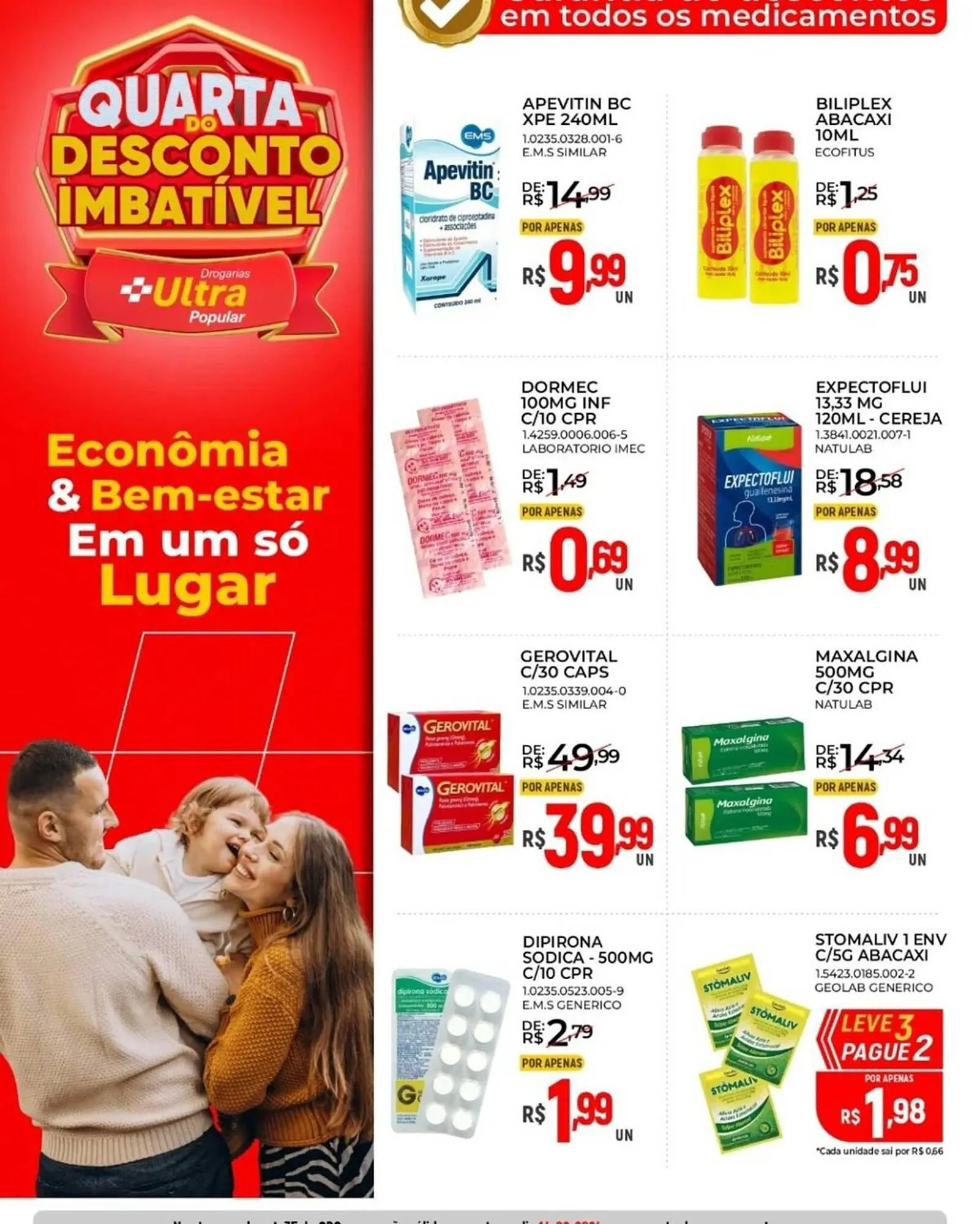 Encarte de Catálogo Drogarias Ultra Popular 14 de fevereiro até 15 de fevereiro 2024 - Pagina 