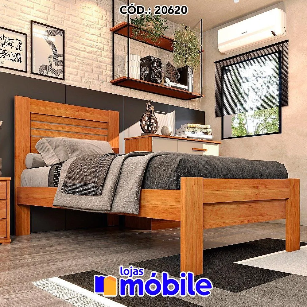 Cama de Solteiro Safira (20620)