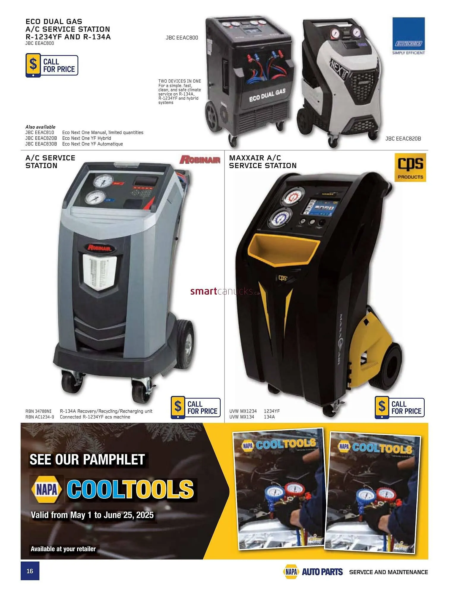 NAPA Auto Parts flyer from May 1 to May 31 2025 - flyer page 16