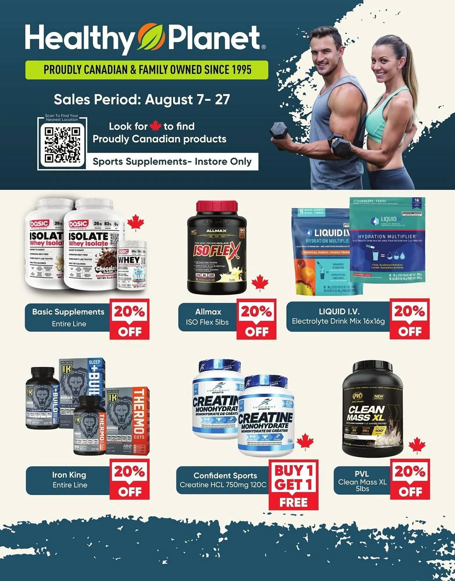 Healthy Planet flyer from August 12 to August 27 2025 - flyer page 1