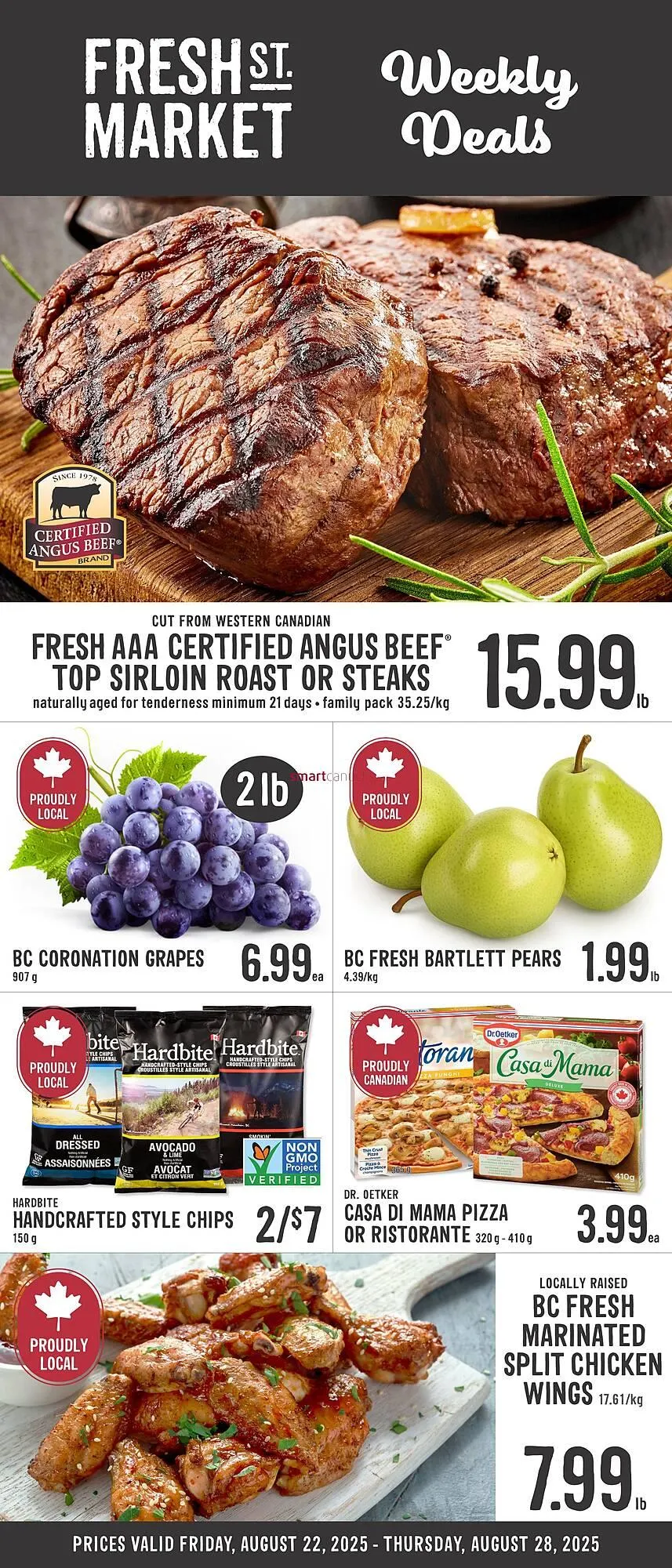 Fresh St Market flyer from August 21 to August 27 2025 - flyer page 1