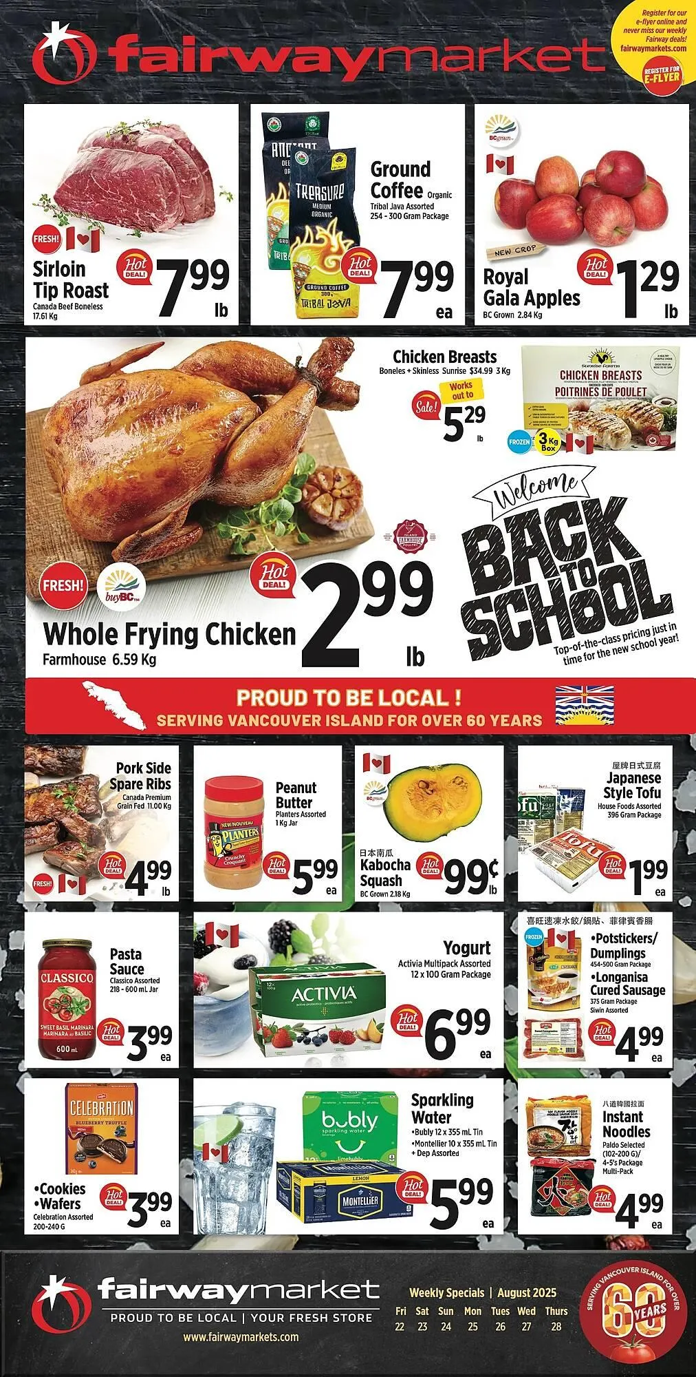 Fairway Market Canada flyer from August 21 to August 27 2025 - flyer page 1