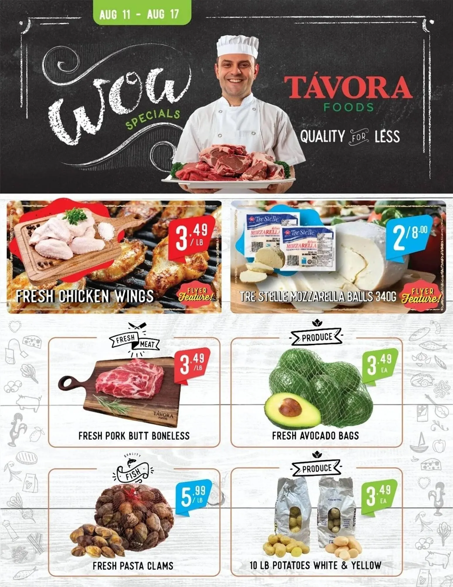 Tavora Foods flyer from August 14 to August 20 2025 - flyer page 1
