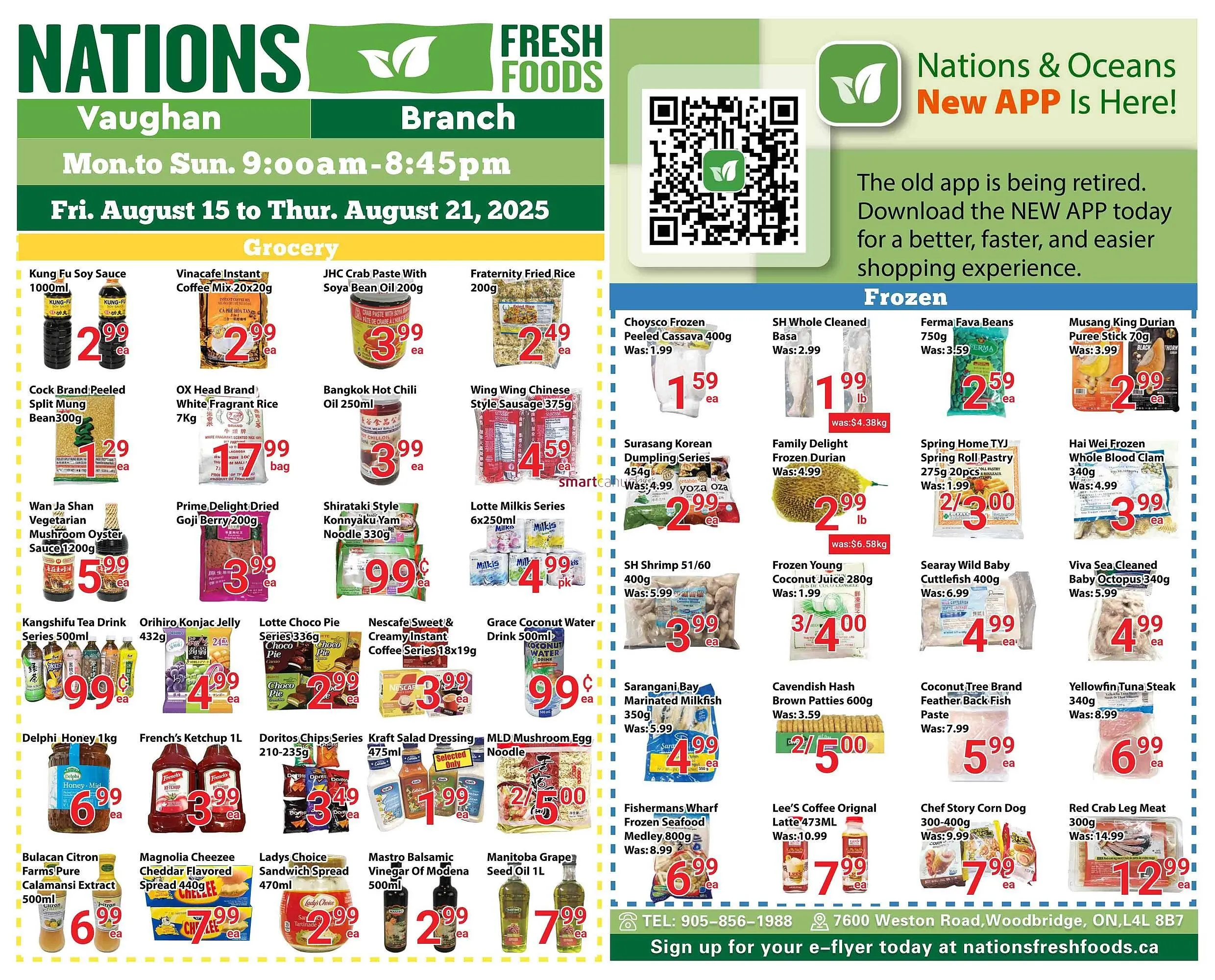 Nations Fresh Foods flyer from August 15 to August 21 2025 - flyer page 1