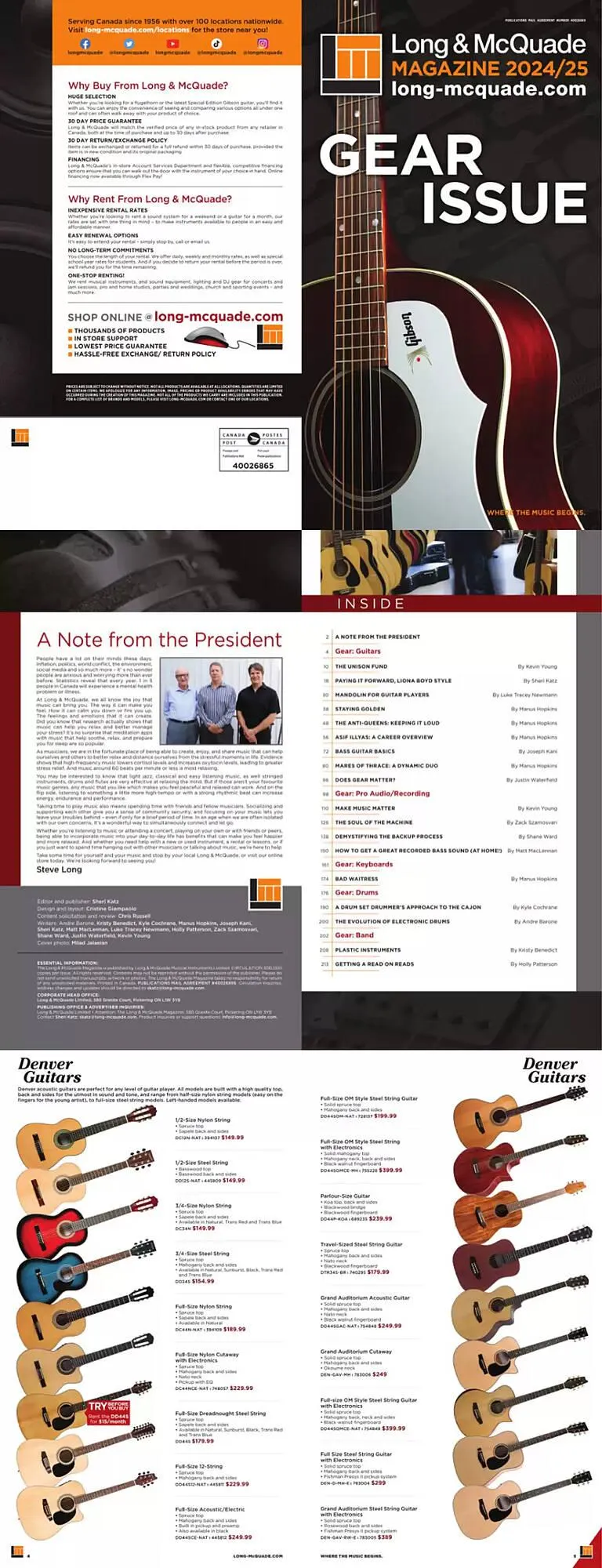 Long & McQuade flyer - 1