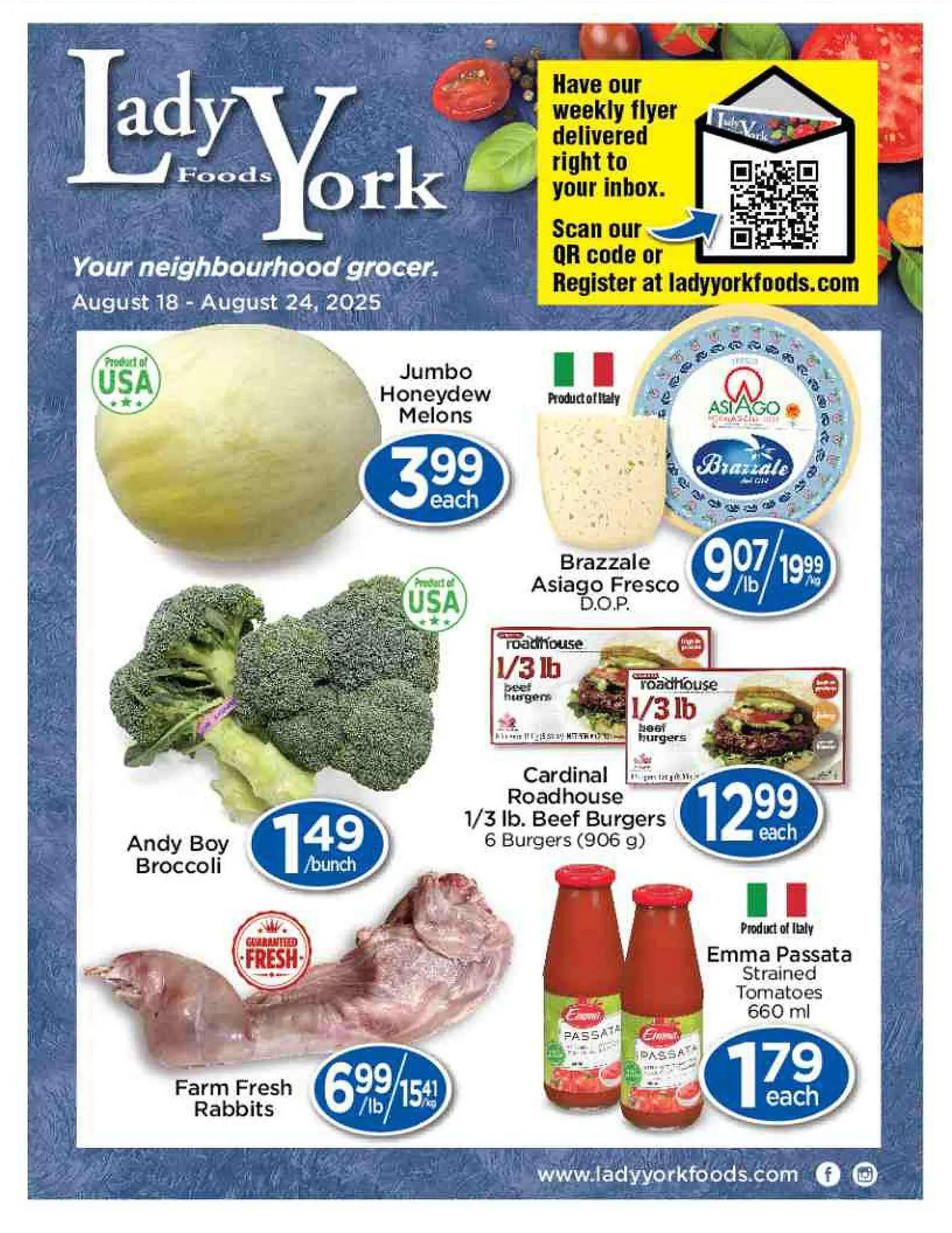 Lady York flyer from August 18 to August 24 2025 - flyer page 1