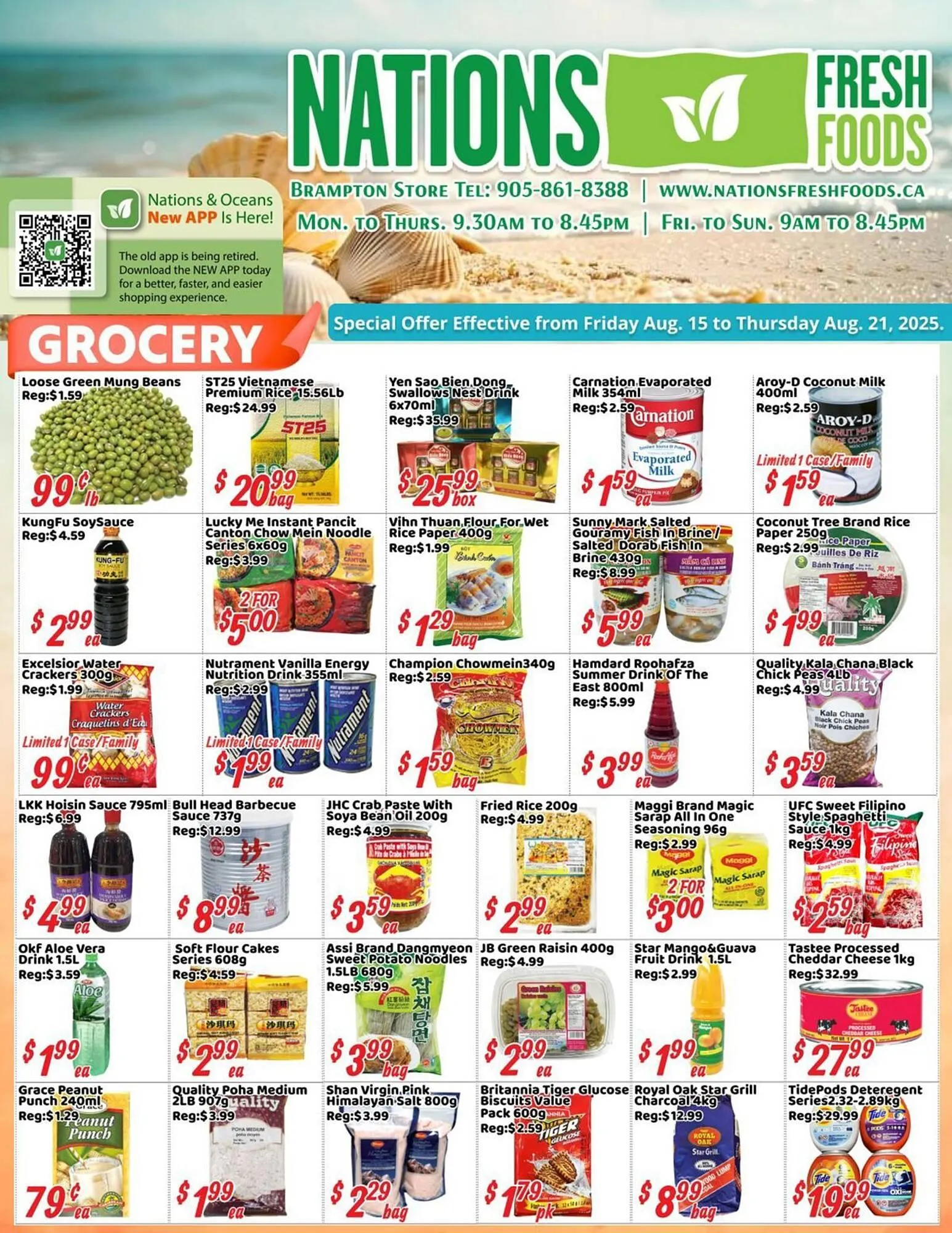 Nations Fresh Foods flyer from August 15 to August 21 2025 - flyer page 1
