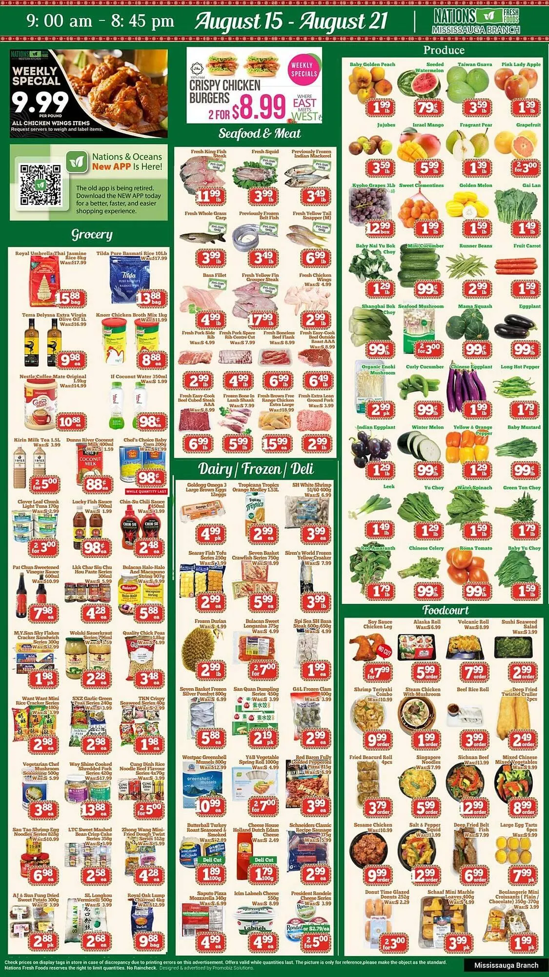 Nations Fresh Foods flyer from August 15 to August 21 2025 - flyer page 1