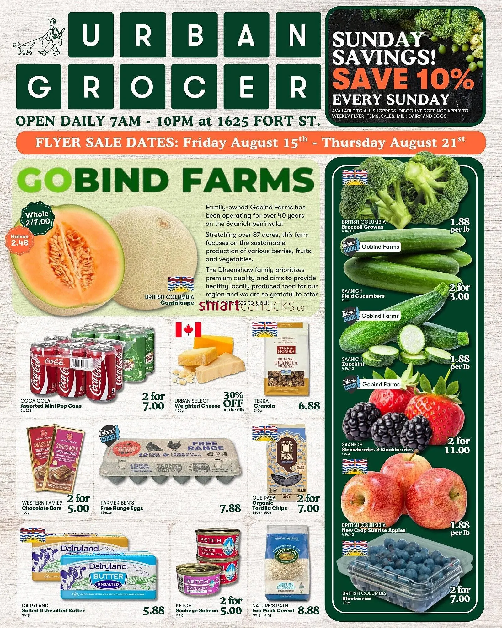 Urban Grocer flyer from August 15 to August 21 2025 - flyer page 1