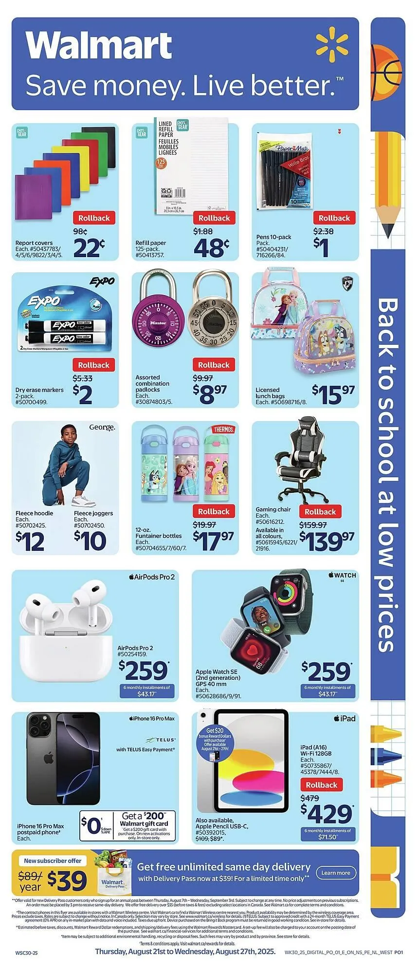 Walmart flyer - 1