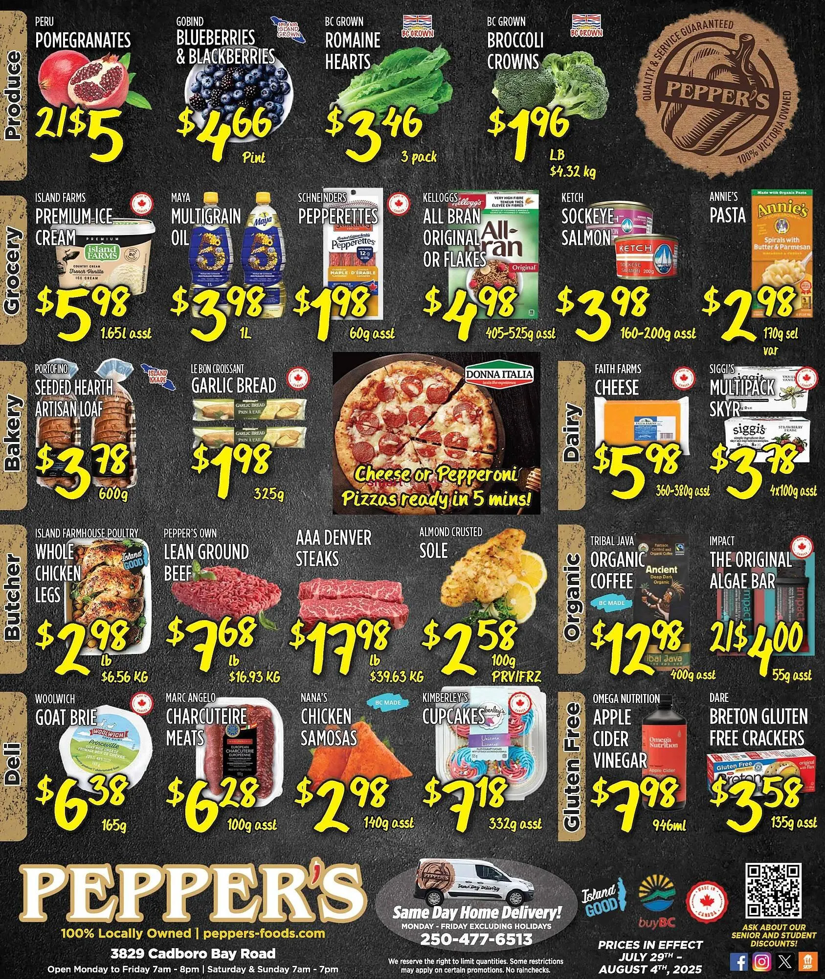 Pepper's Foods flyer from July 29 to September 10 2025 - flyer page 1