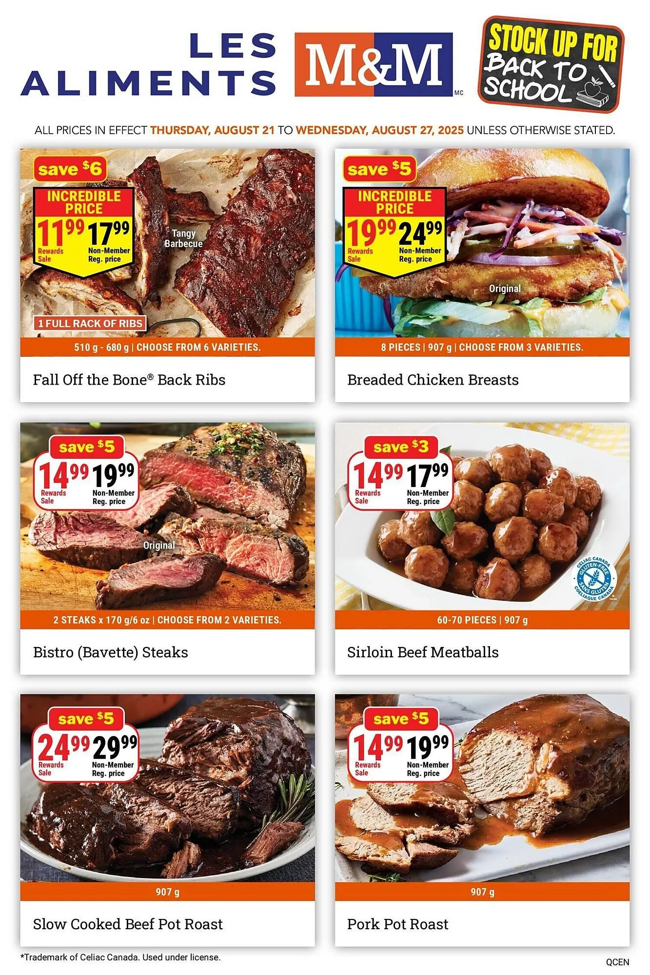 M & M Food Market flyer from August 21 to August 28 2025 - flyer page 1