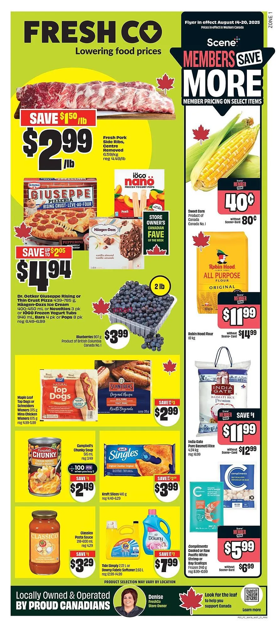 FreshCo flyer from August 14 to August 20 2025 - flyer page 1