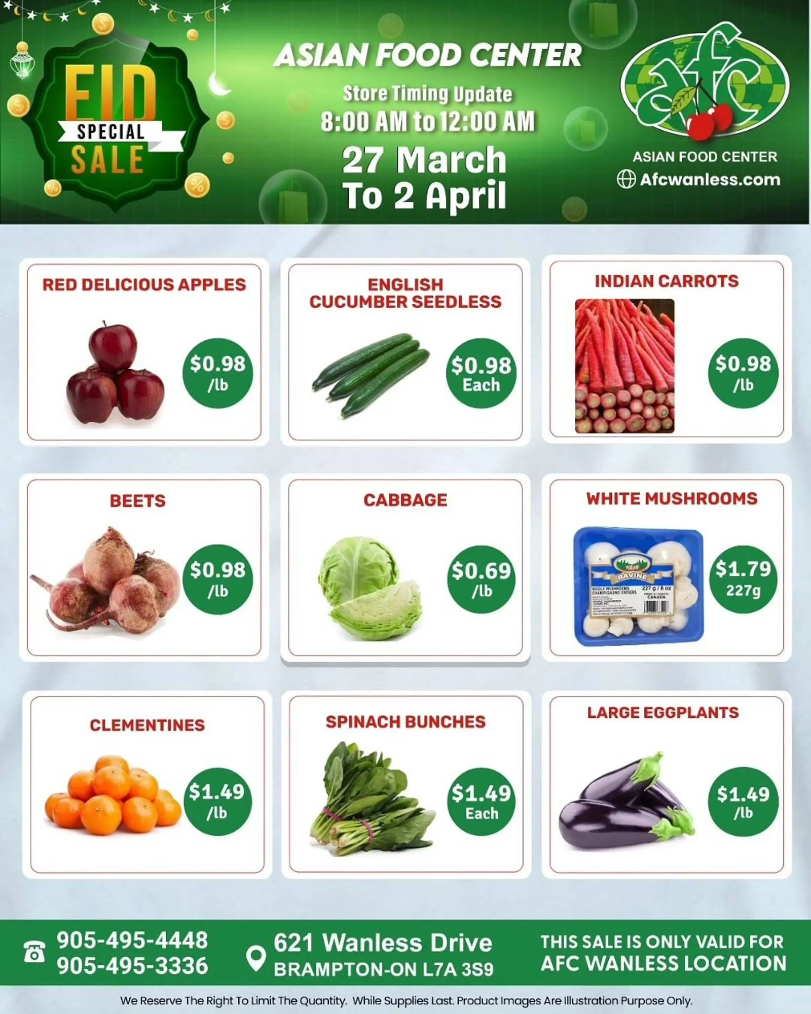 Asian Food Centre flyer - 1