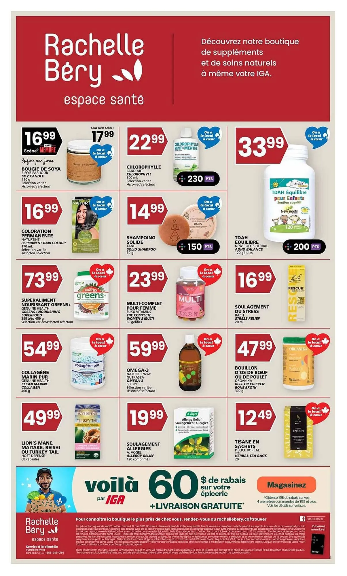Rachelle-Bery Pharmacy flyer from August 21 to August 28 2025 - flyer page 1