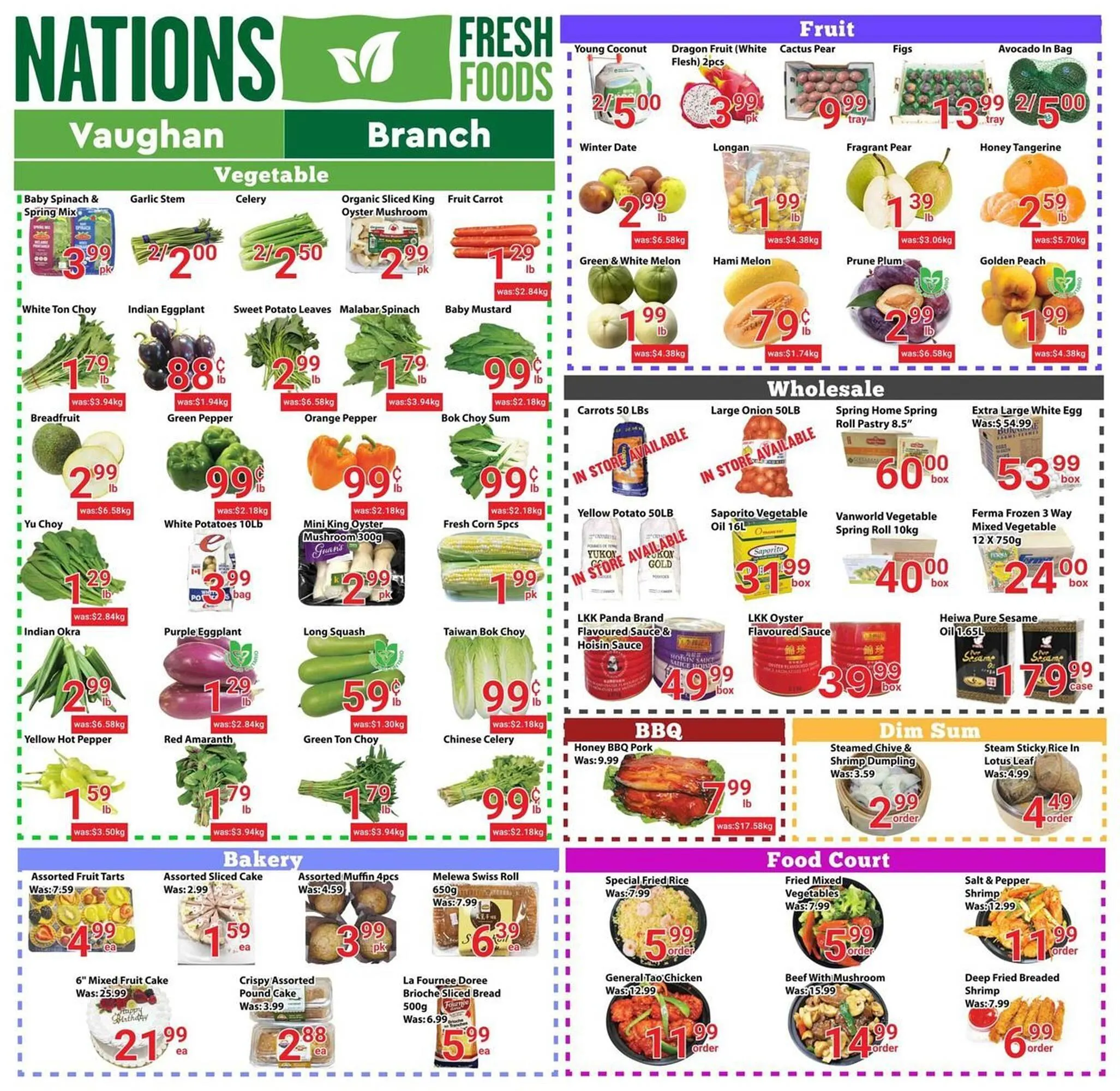 Nations Fresh Foods flyer from August 22 to August 28 2025 - flyer page 1