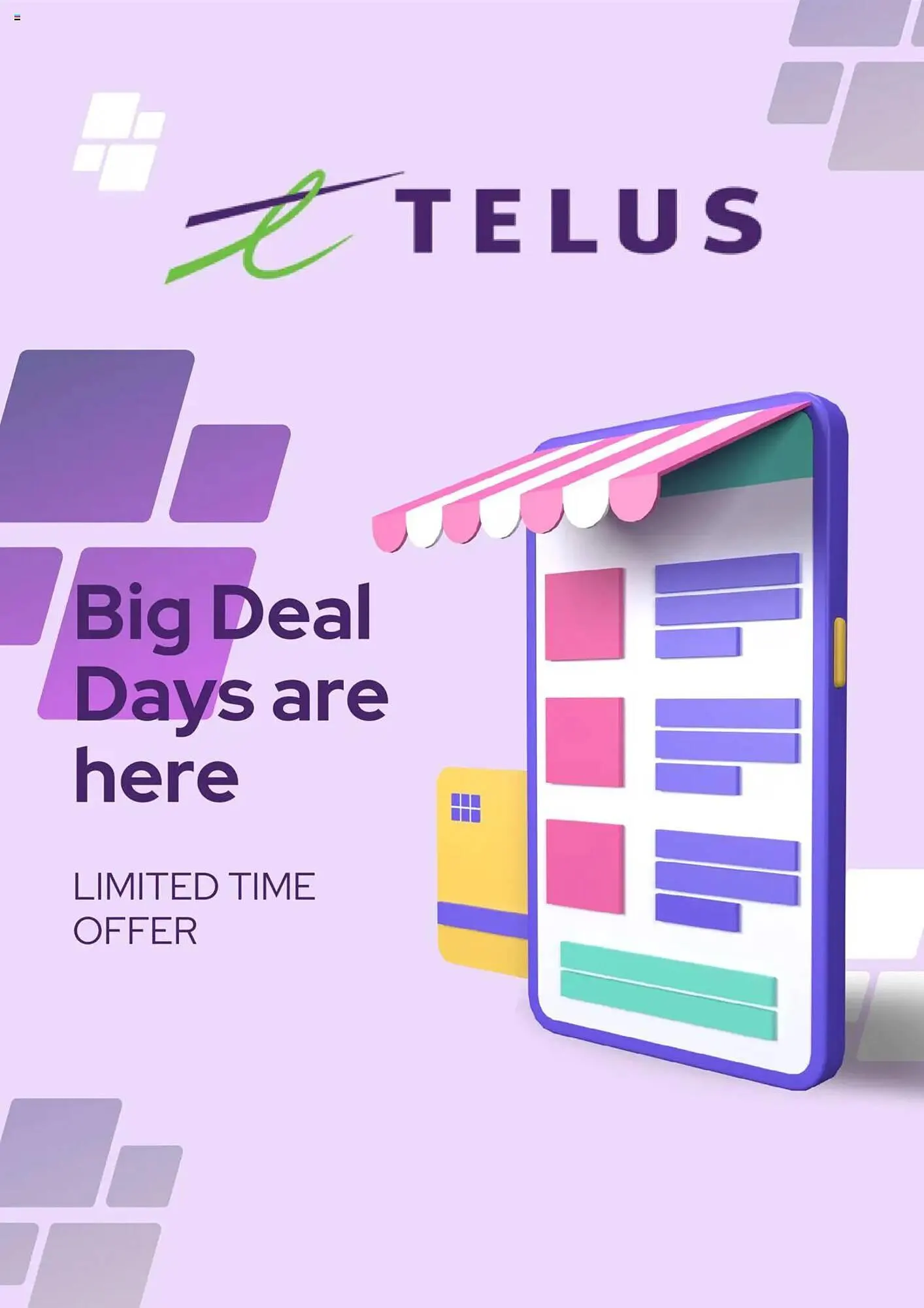 Telus flyer from April 14 to May 18 2025 - flyer page 1