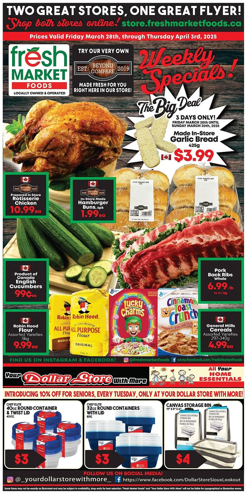 Fresh Market Foods flyer - 1