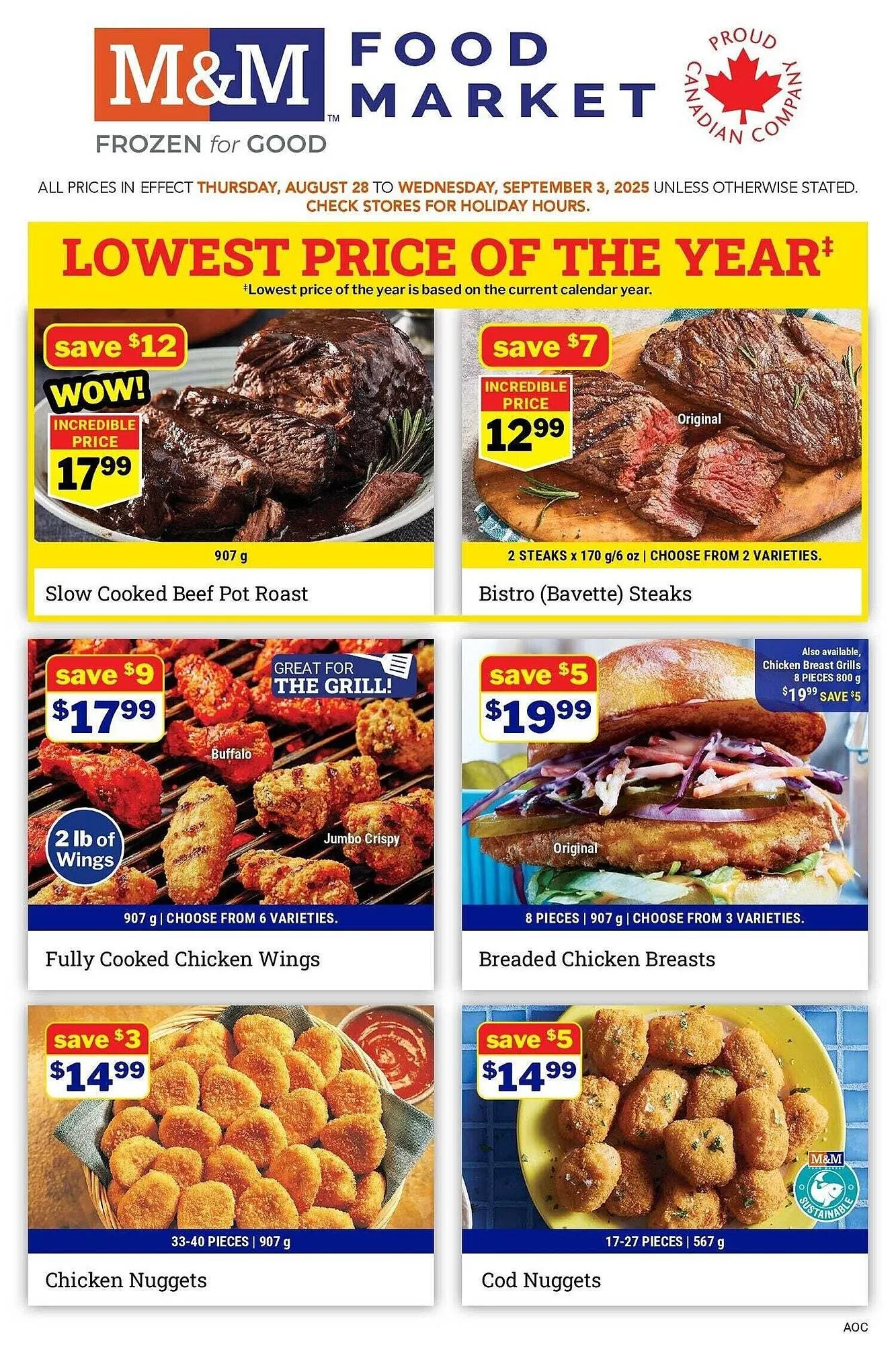 M & M Food Market flyer from August 29 to September 5 2025 - flyer page 1