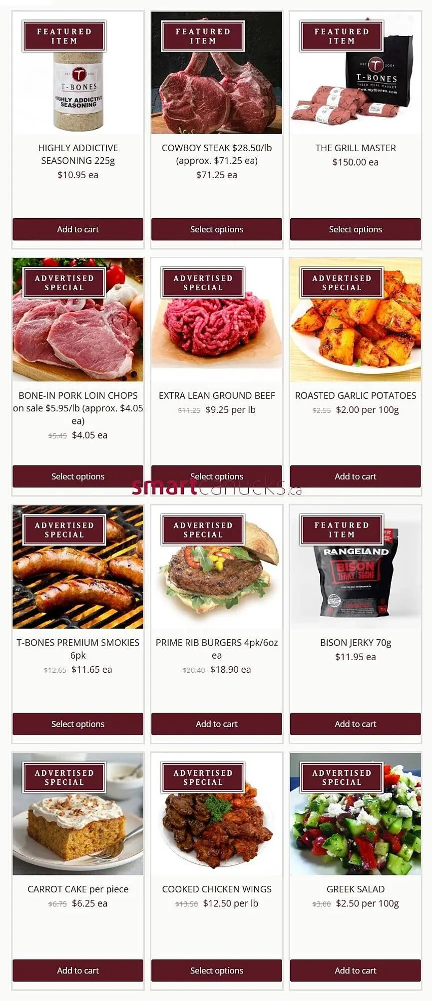 T-Bone's flyer from August 26 to September 7 2025 - flyer page 1