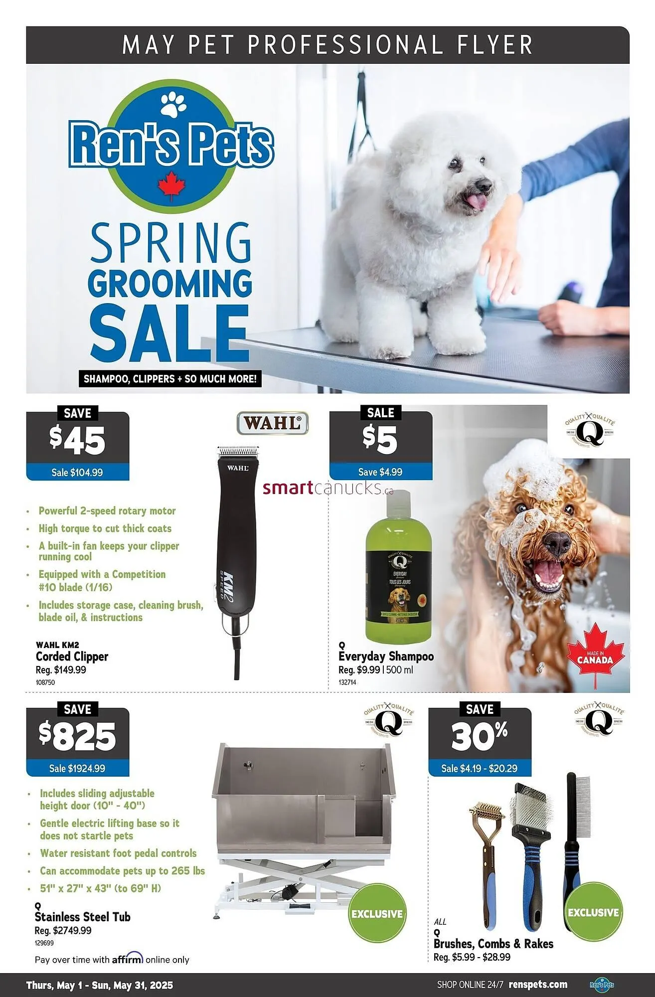 Ren’s Pets Depot flyer from May 8 to May 14 2025 - flyer page 1