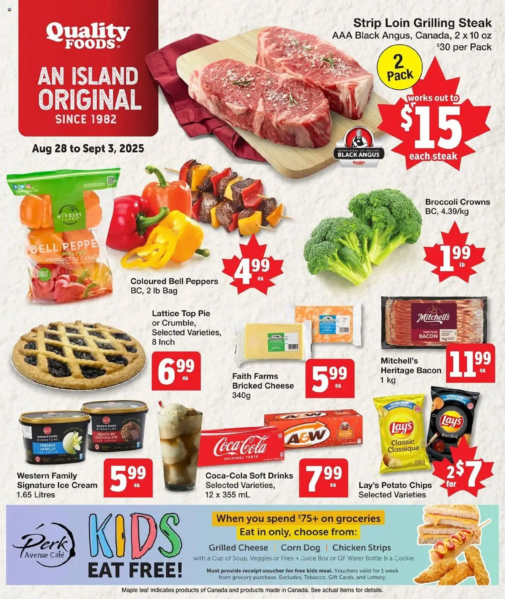 Quality Foods flyer from August 28 to September 4 2025 - flyer page 1
