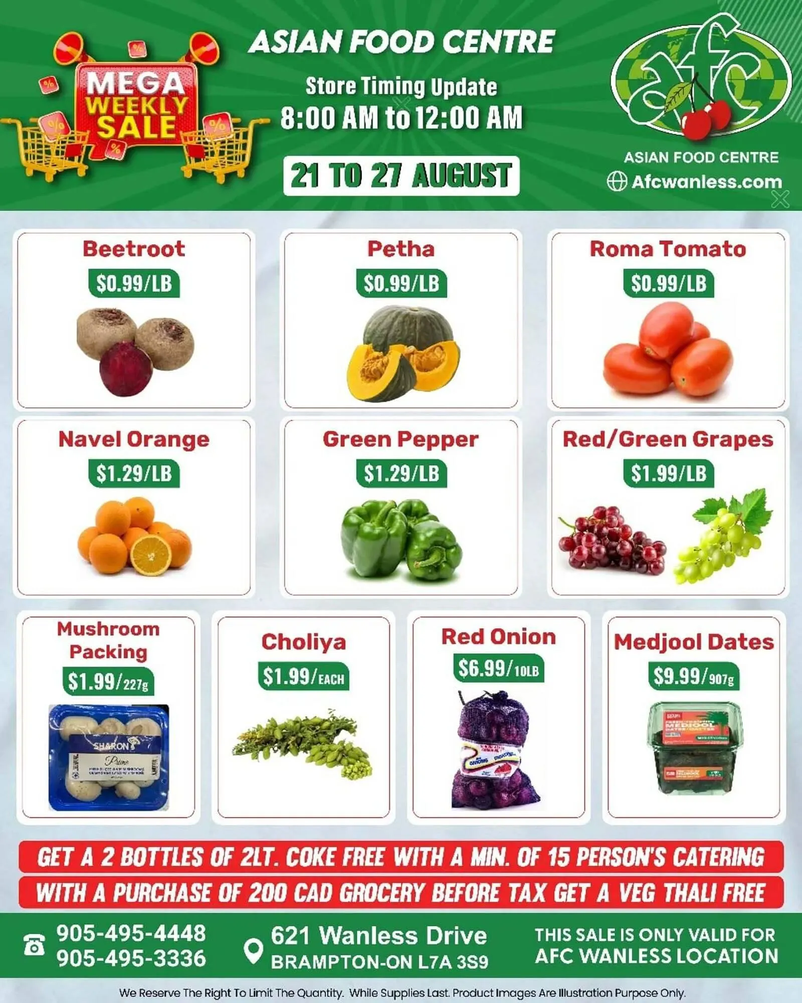 Asian Food Centre flyer from August 21 to August 27 2025 - flyer page 1