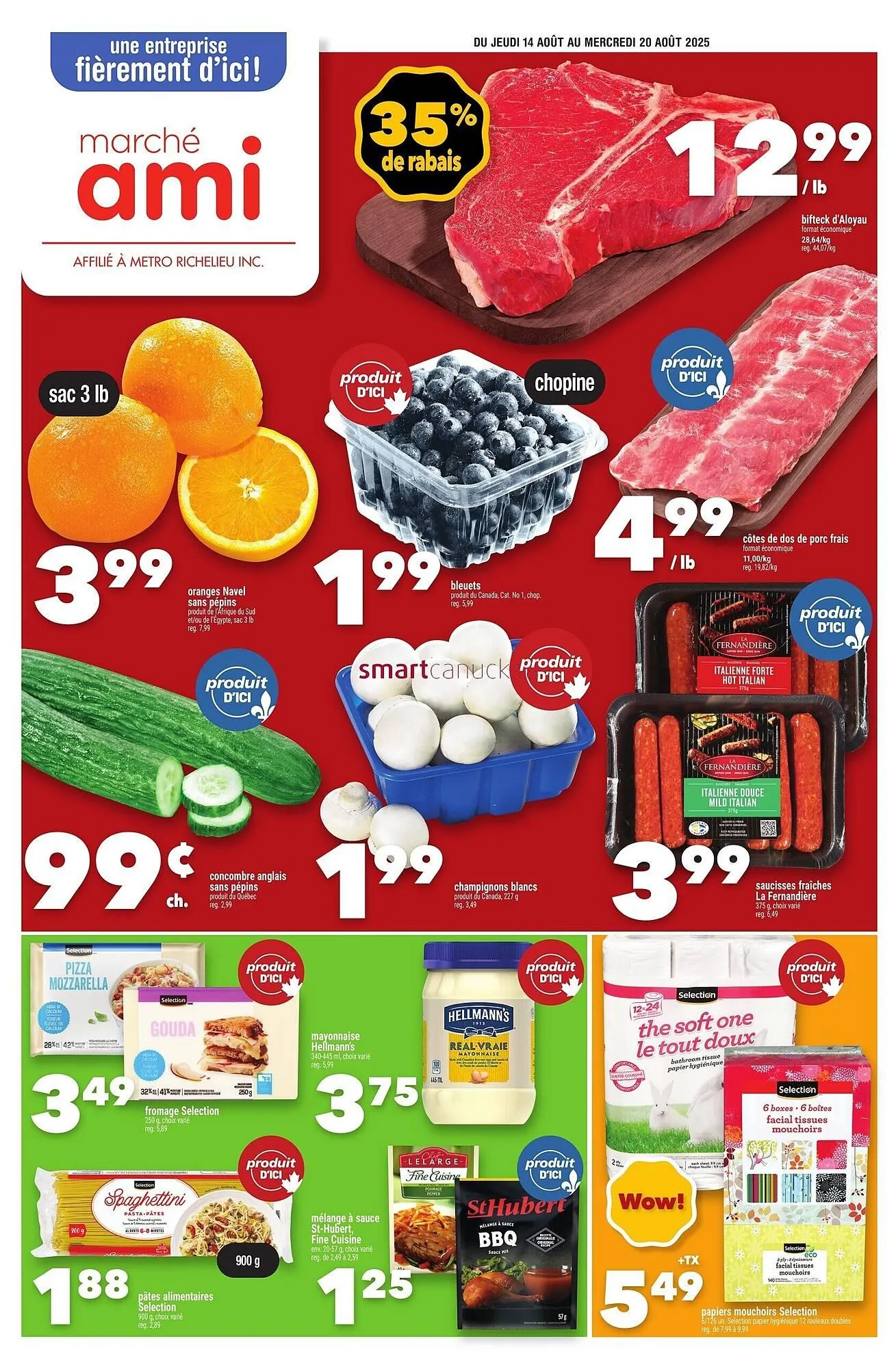 Marche Ami flyer from August 14 to August 20 2025 - flyer page 1