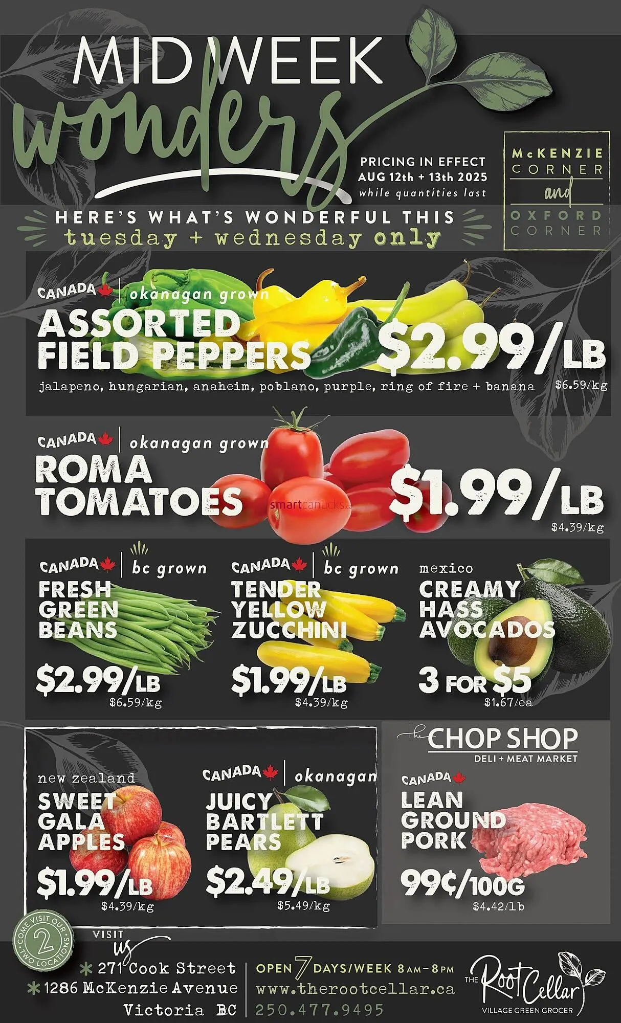 The Root Cellar flyer from August 12 to August 13 2025 - flyer page 1