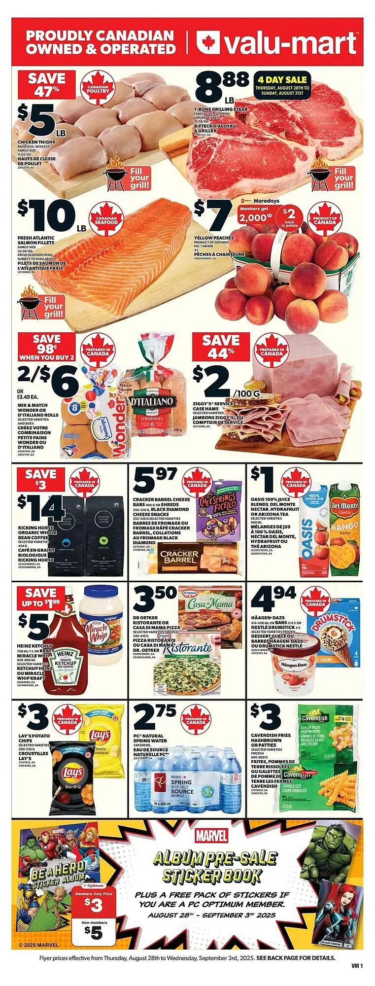 Valu-mart flyer from August 28 to September 4 2025 - flyer page 1
