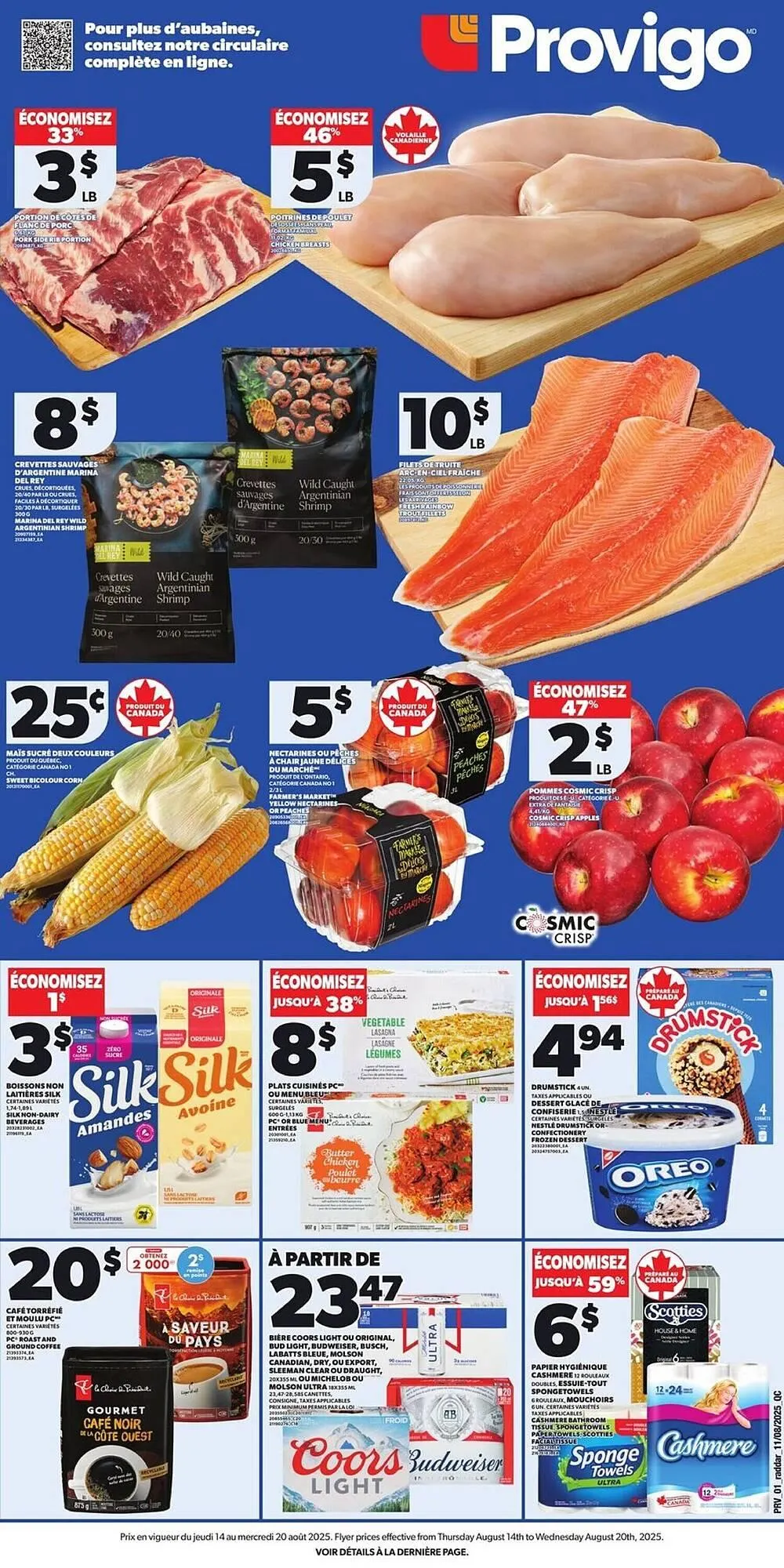 Provigo flyer from August 14 to August 21 2025 - flyer page 1