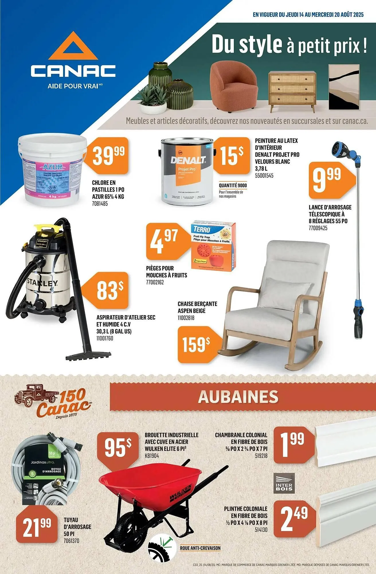 Canac flyer from August 14 to August 27 2025 - flyer page 1