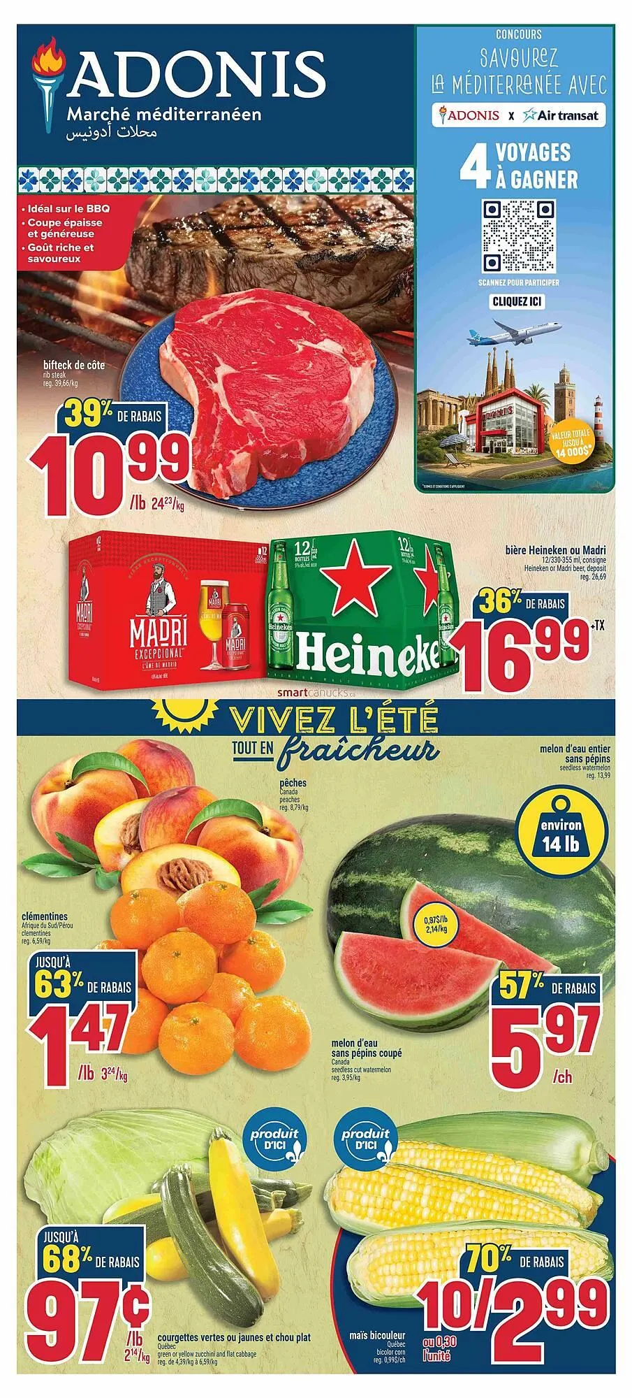 Marché Adonis flyer from August 14 to August 27 2025 - flyer page 1