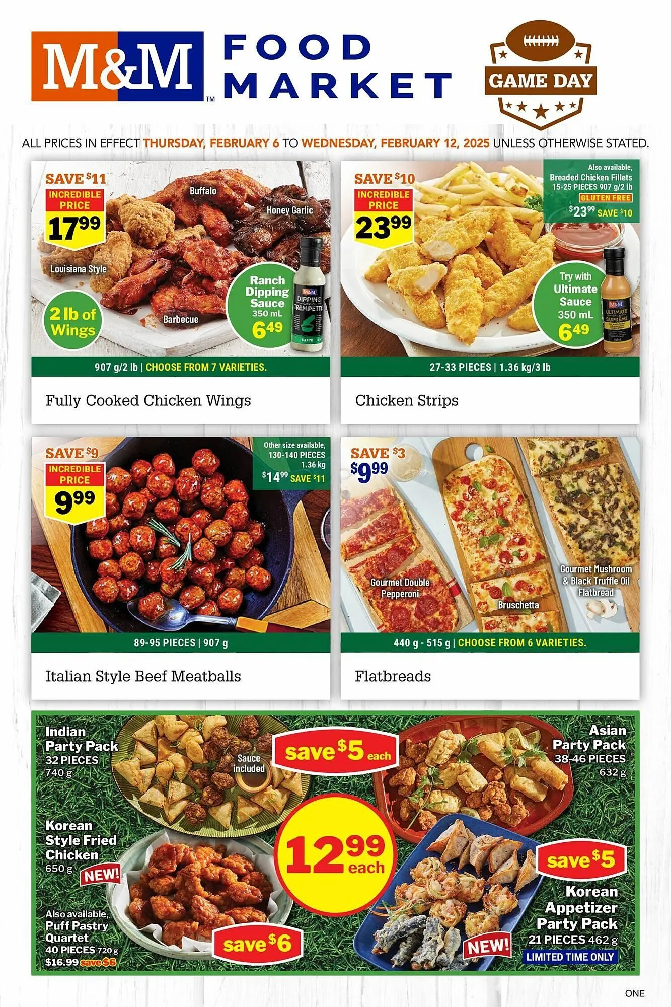 M & M Food Market flyer - 1