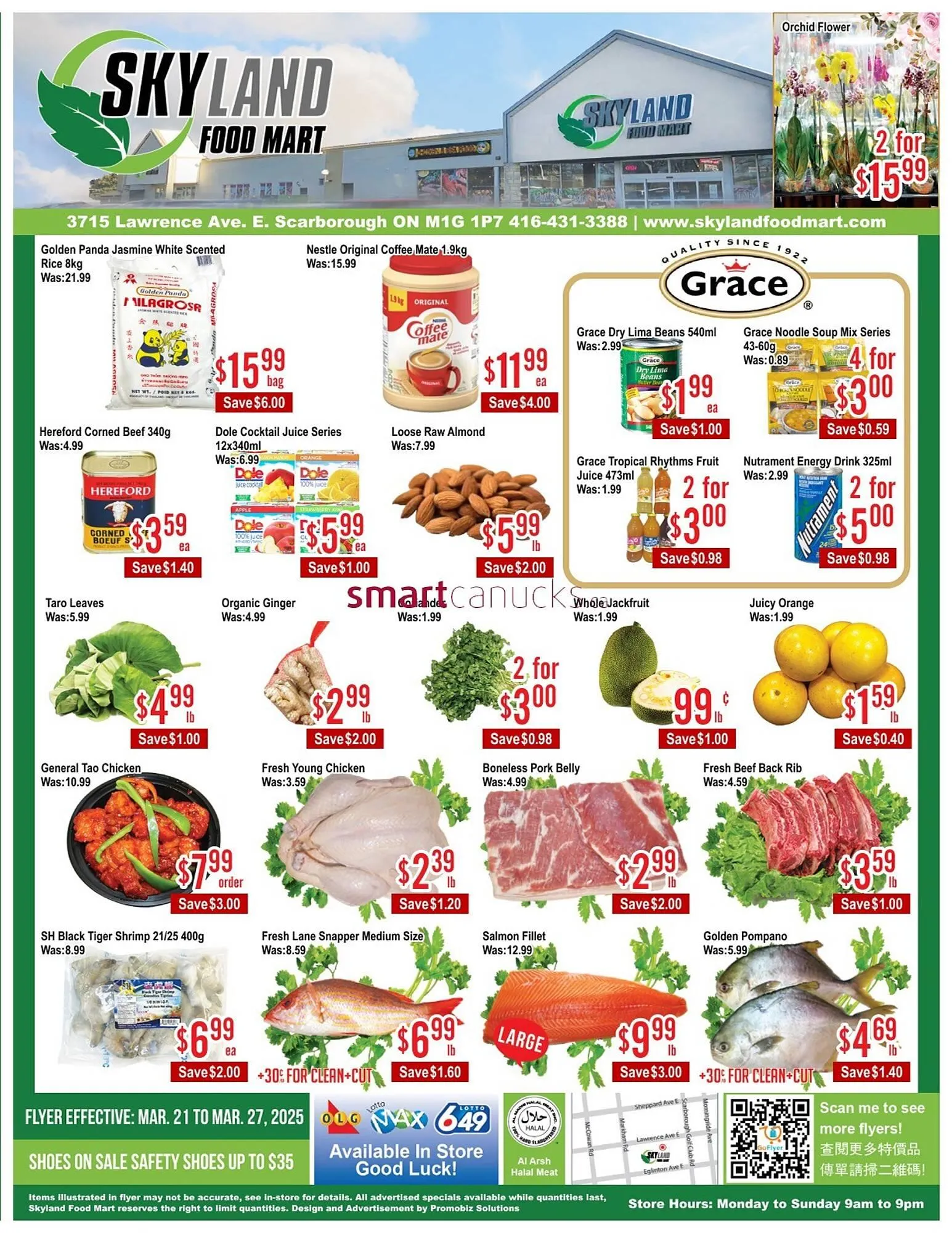 Skyland Foodmart flyer - 1