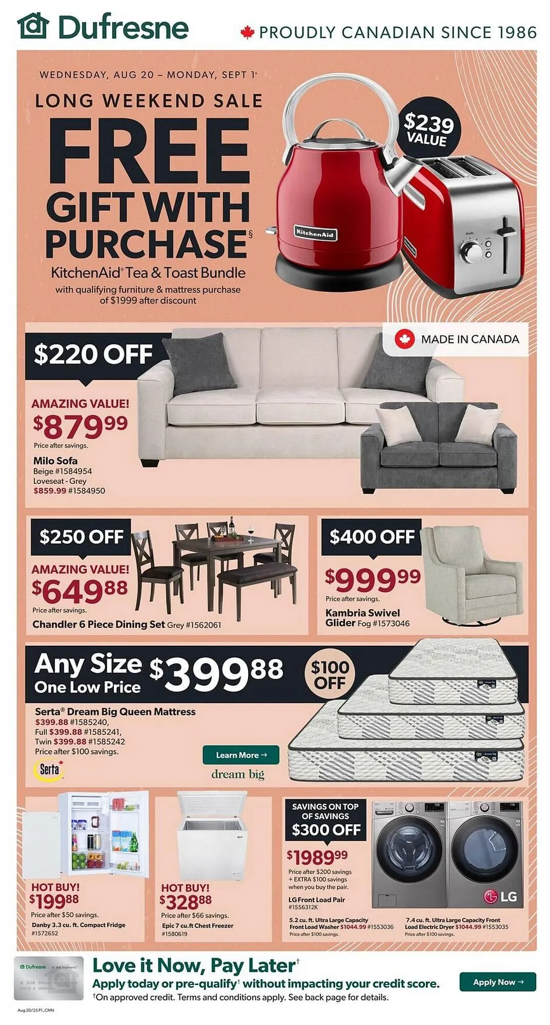 Dufresne flyer from August 21 to August 27 2025 - flyer page 1
