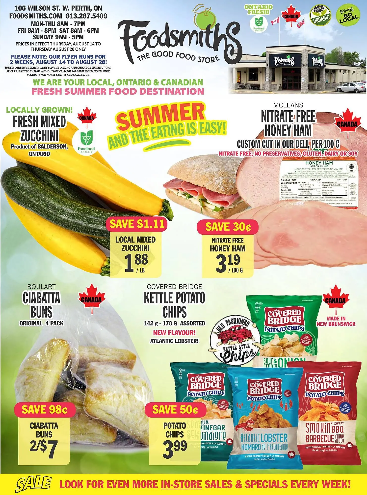 Foodsmiths flyer from August 14 to August 20 2025 - flyer page 1