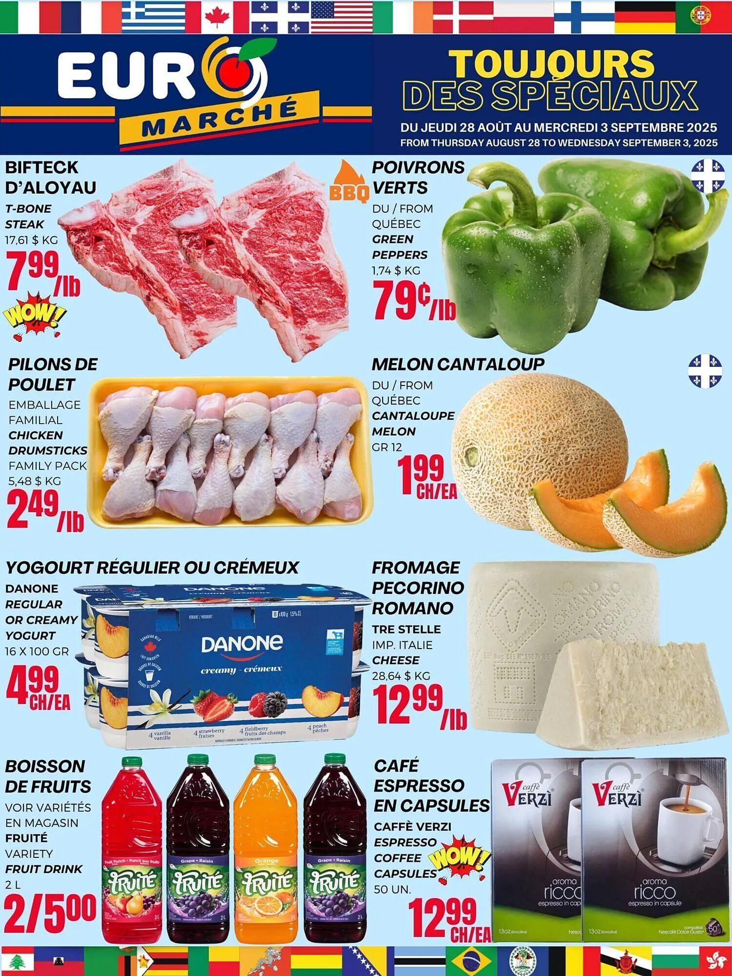 Euromarché flyer from August 28 to September 4 2025 - flyer page 1
