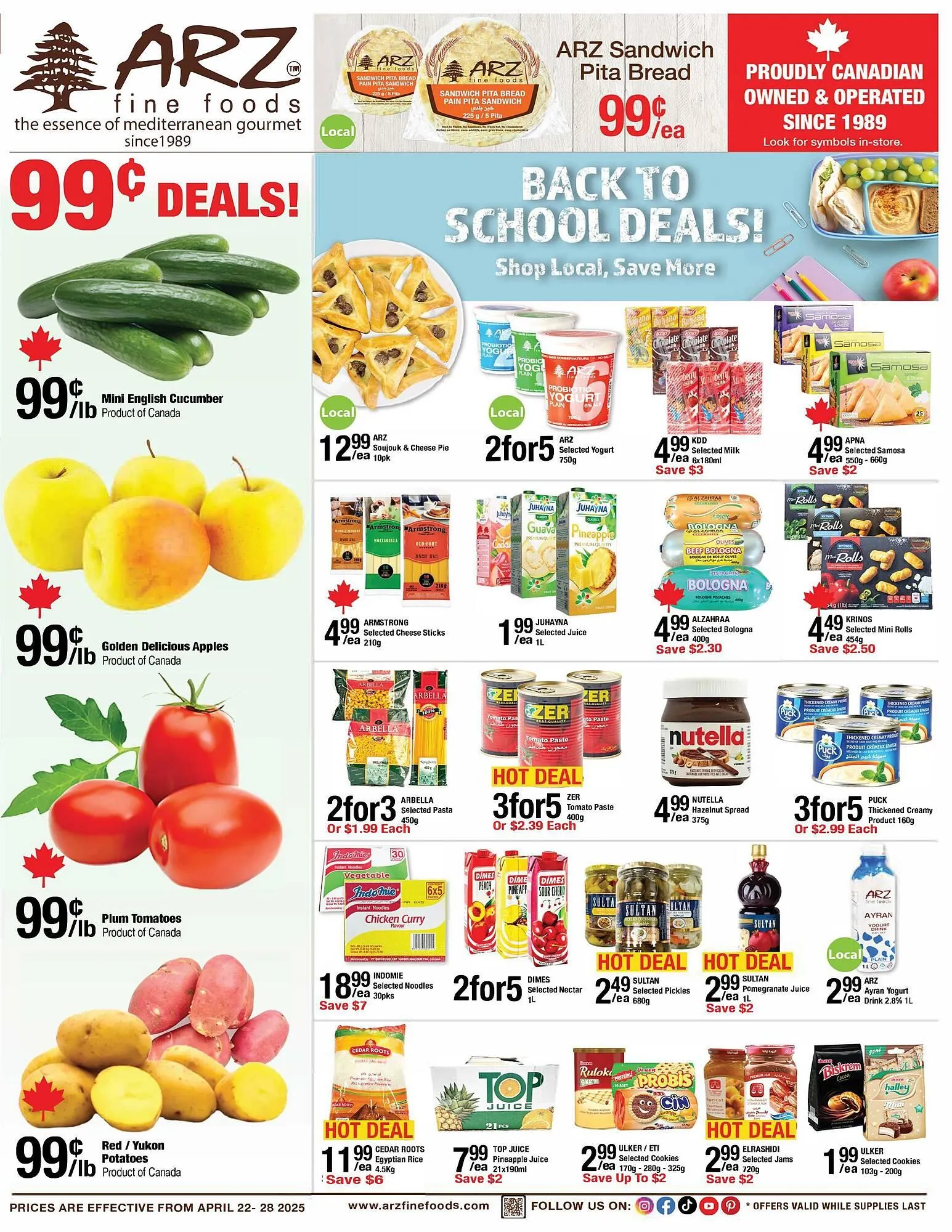 Arz Fine Foods flyer from August 22 to August 28 2025 - flyer page 1