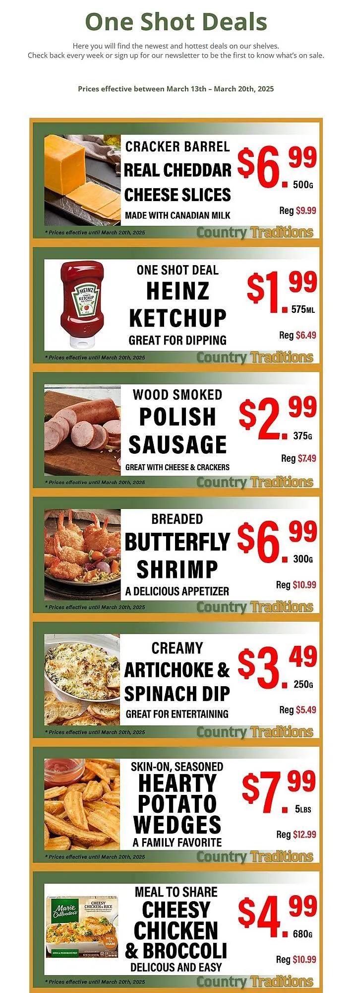 Country Traditions flyer - 1