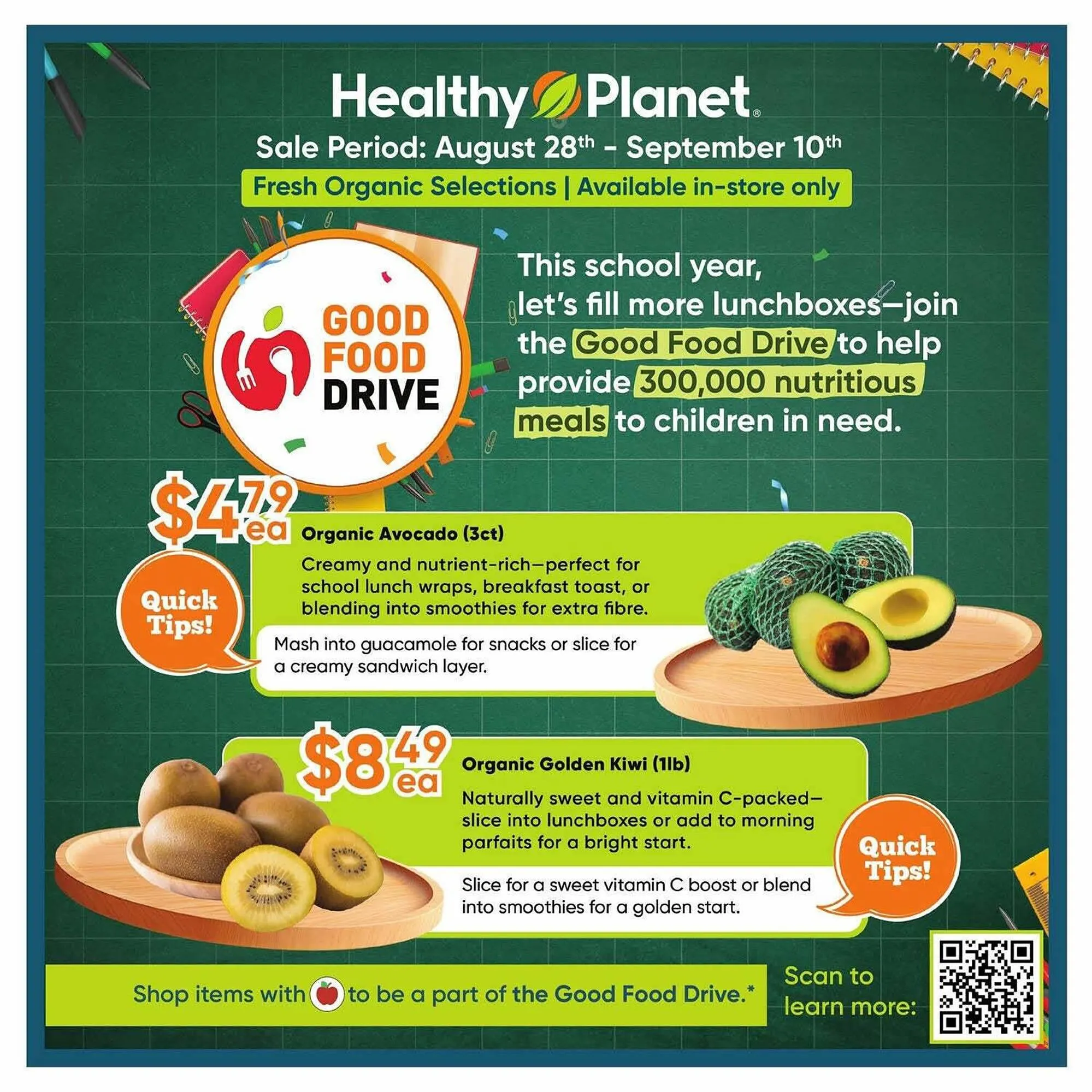 Healthy Planet flyer from August 29 to September 5 2025 - flyer page 1