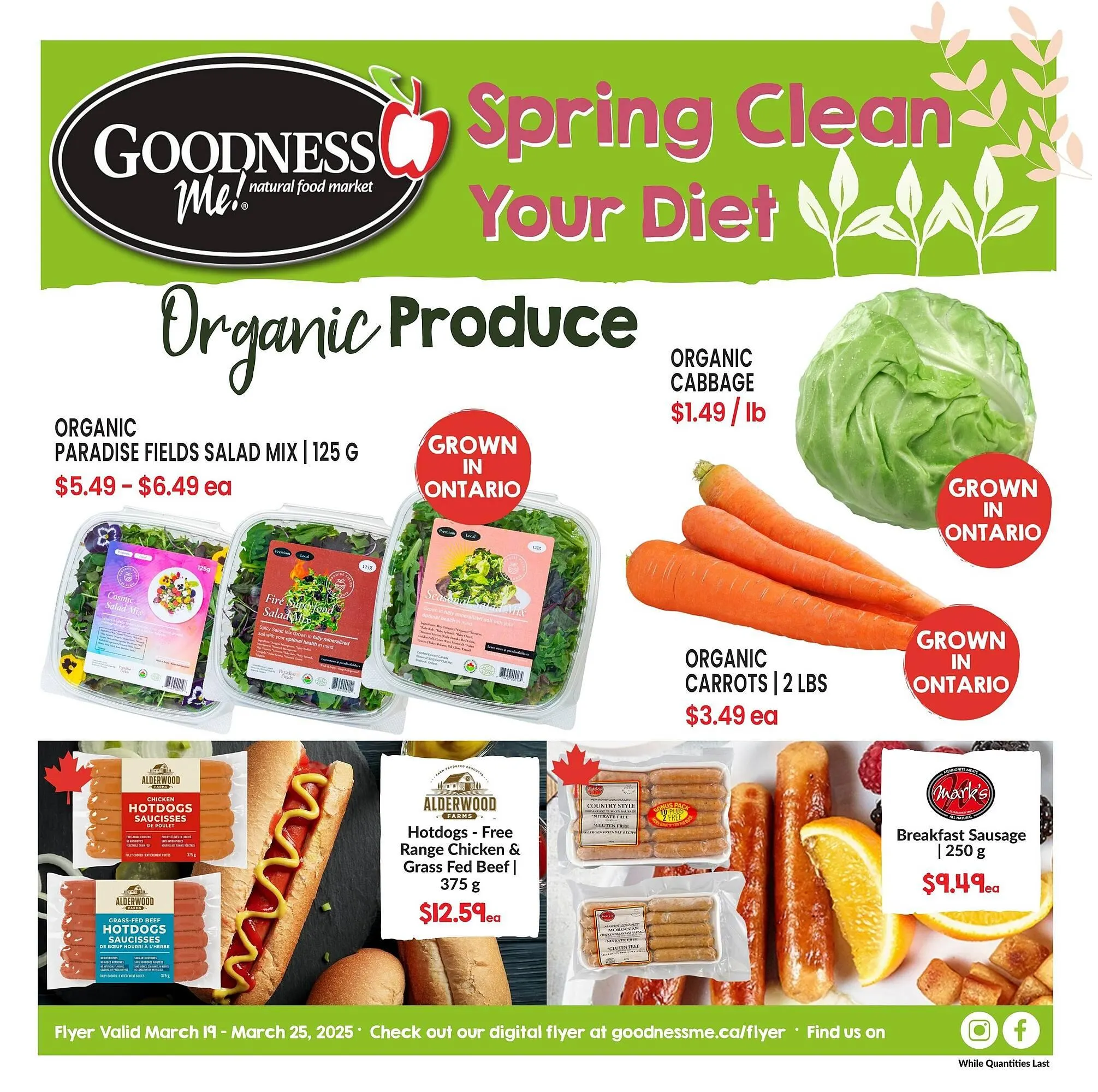 Goodness Me flyer - 1