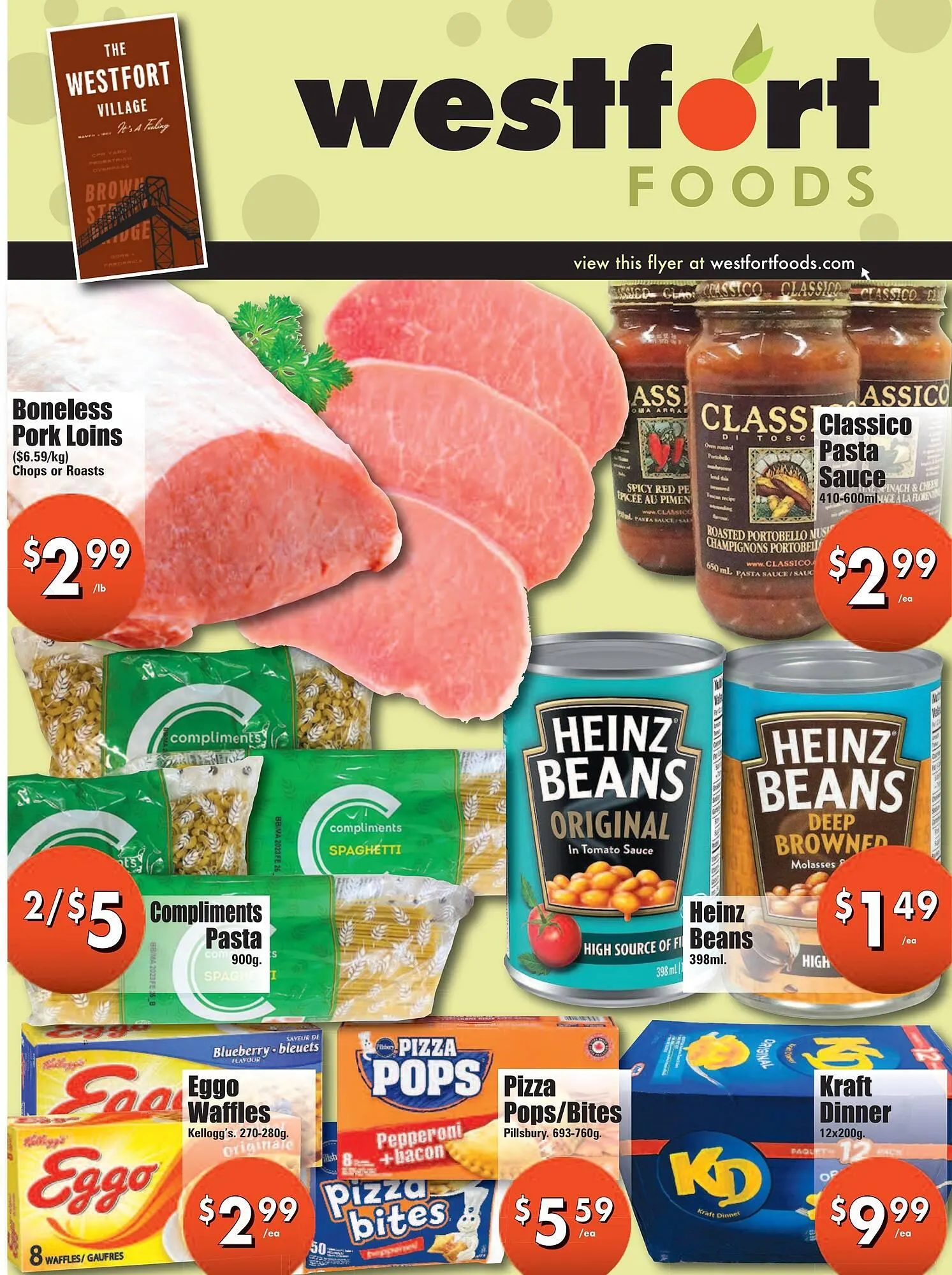Westfort Foods flyer - 1